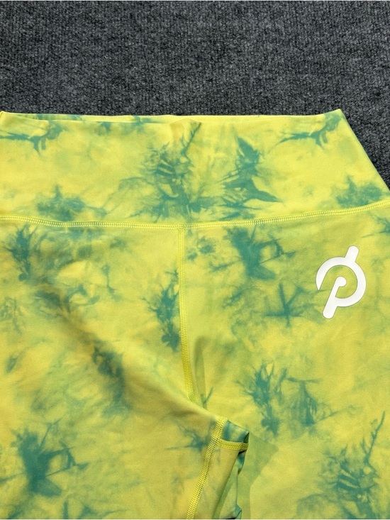 Peloton Pants - Peloton Neon Yellow and Teal Tie-Dye High-Rise Leggings